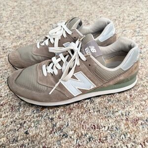 New Balance 574 - Grey Suede - Men's Size 13